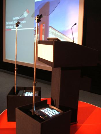 conference autocue, speechprompt, teleprompter